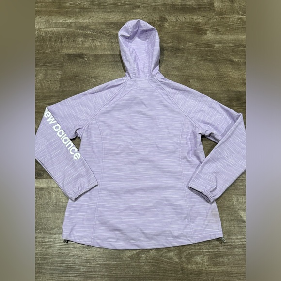 New balance women’s lavender all weather hooded jacket size large - Picture 6 of 8